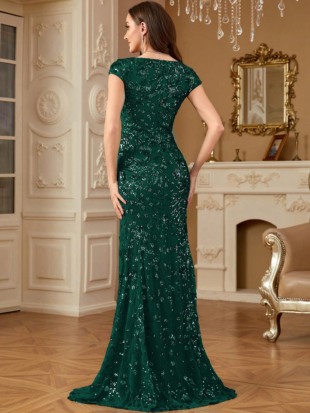 Rochie SHEIN, verde