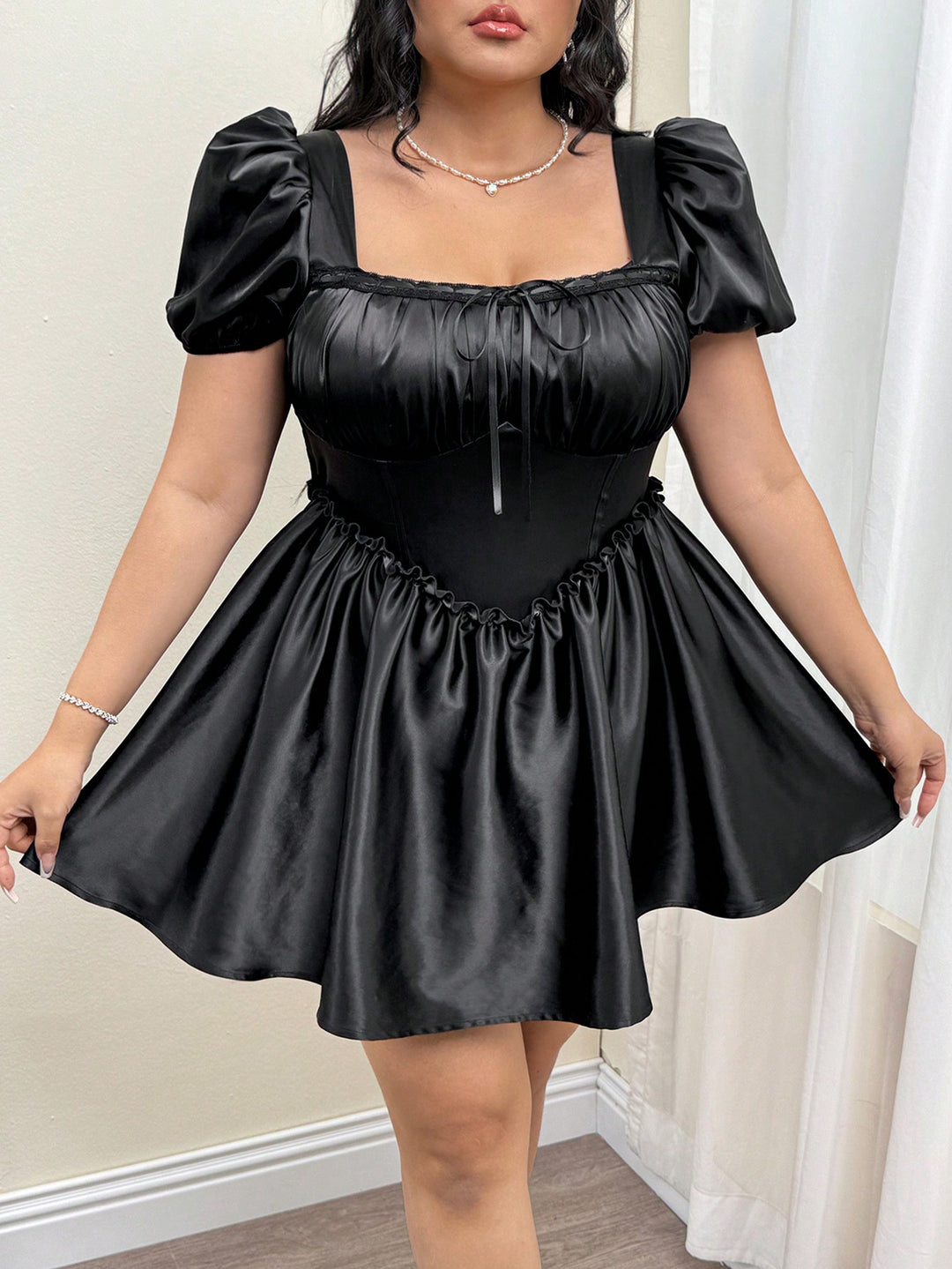 Rochie mini SHEIN, negru