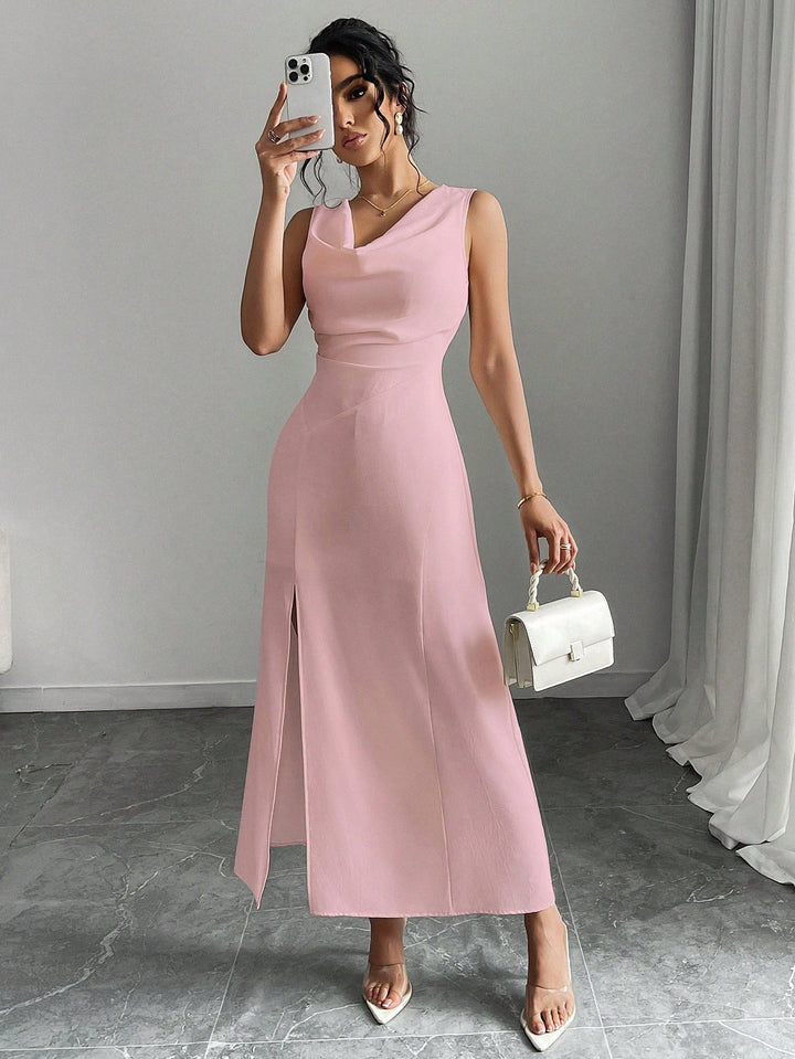 Rochie midi SHEIN, roz