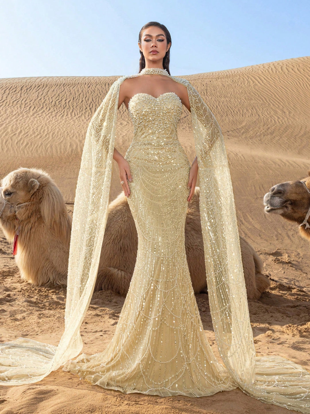 Rochie SHEIN, auriu