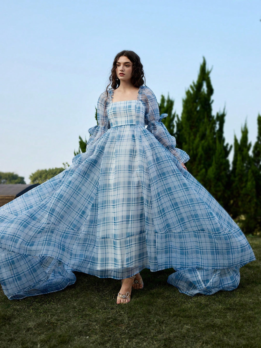 Shein Maxi Dress, Blue