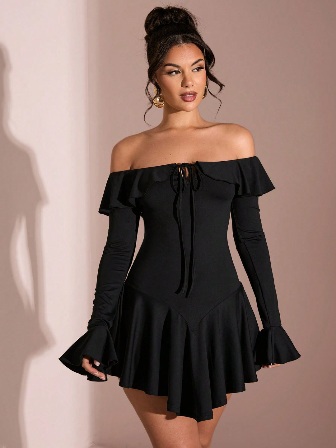 Rochie mini SHEIN, negru