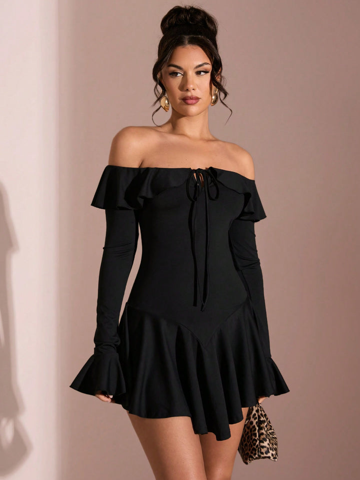 Rochie mini SHEIN, negru
