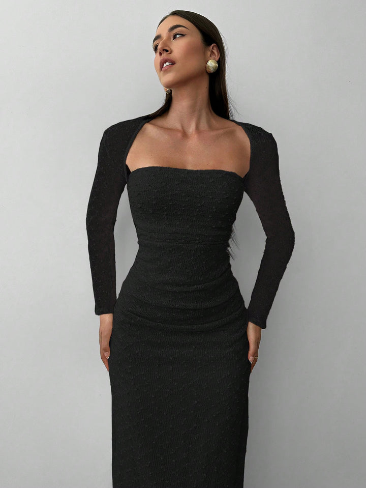 Rochie maxi SHEIN, negru