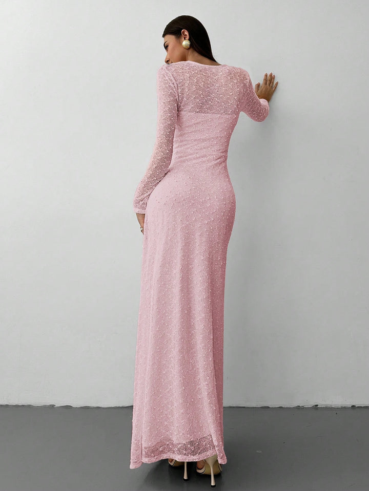 Rochie maxi SHEIN, roz
