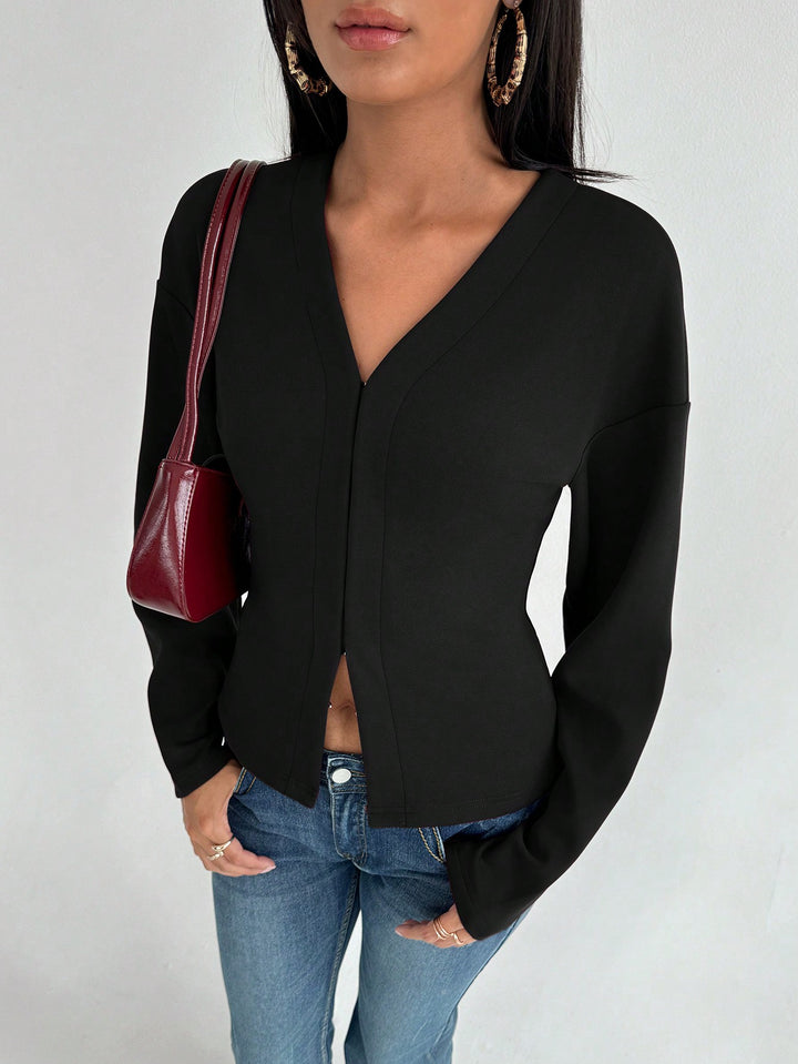 Cardigan SHEIN, negru