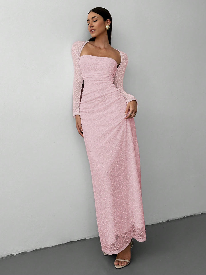 Rochie maxi SHEIN, roz