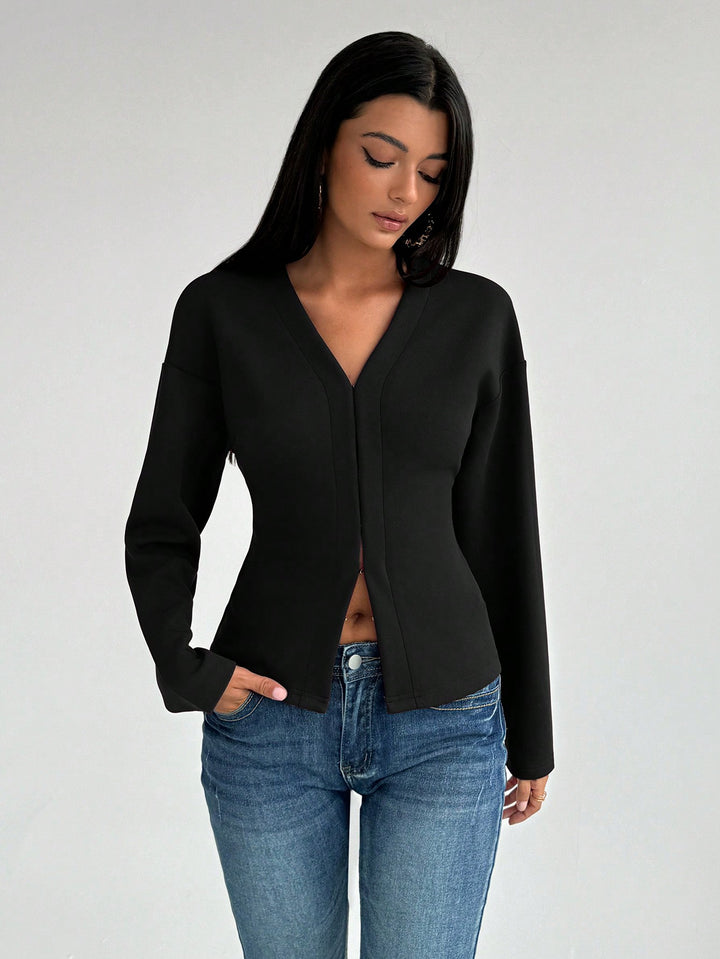 Cardigan SHEIN, negru