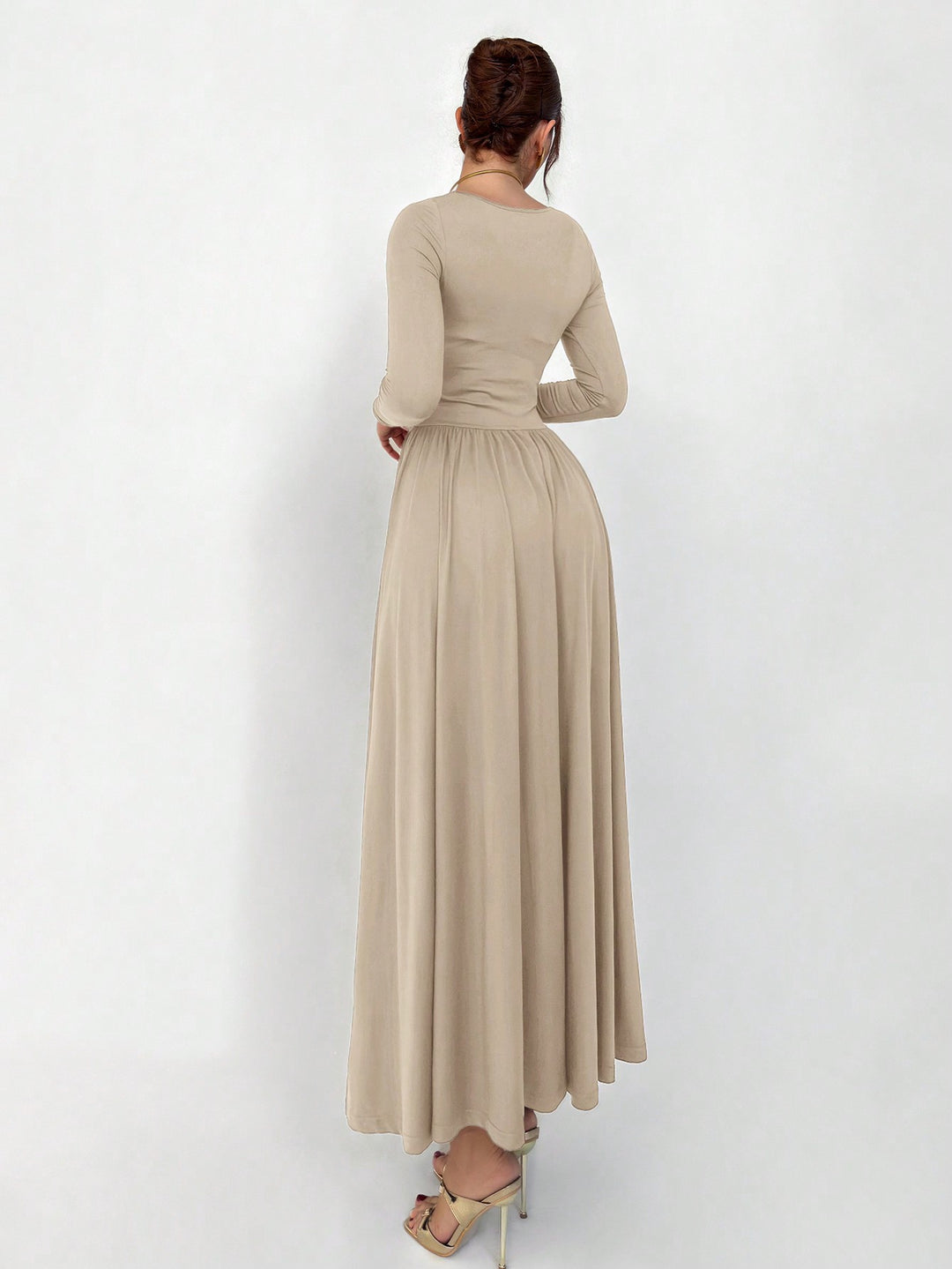 Rochie maxi SHEIN, portocaliu