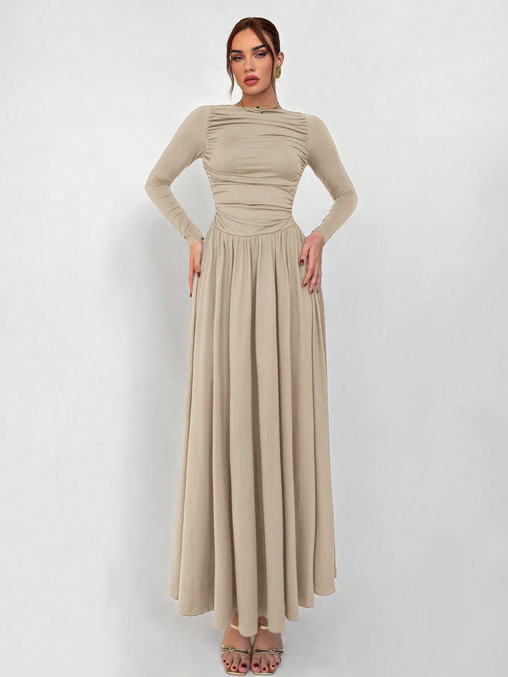 Rochie maxi SHEIN, portocaliu