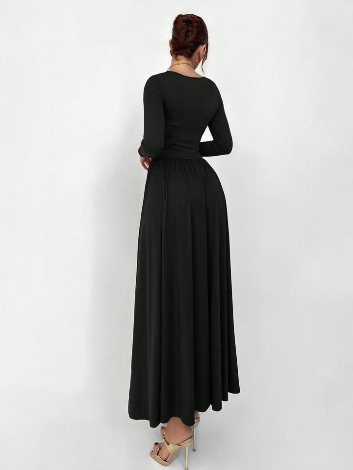 Rochie maxi SHEIN, negru