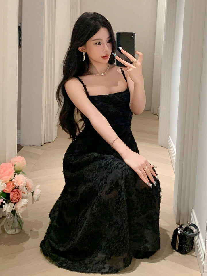 Rochie maxi SHEIN, negru