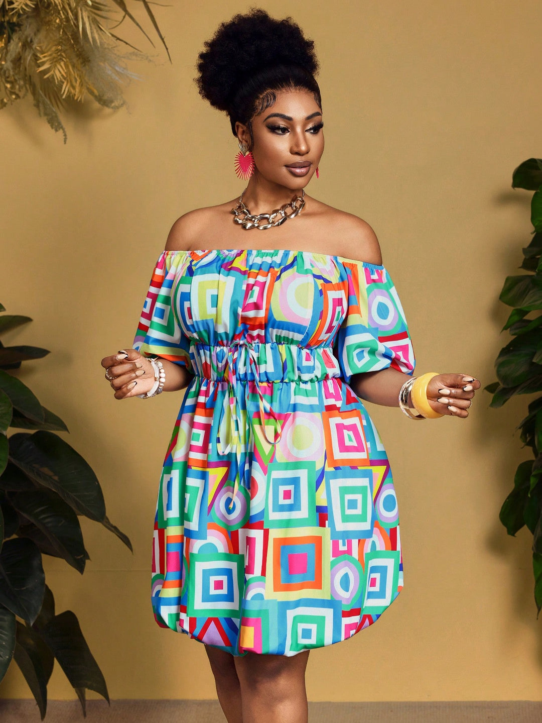 Rochie SHEIN, mix culori