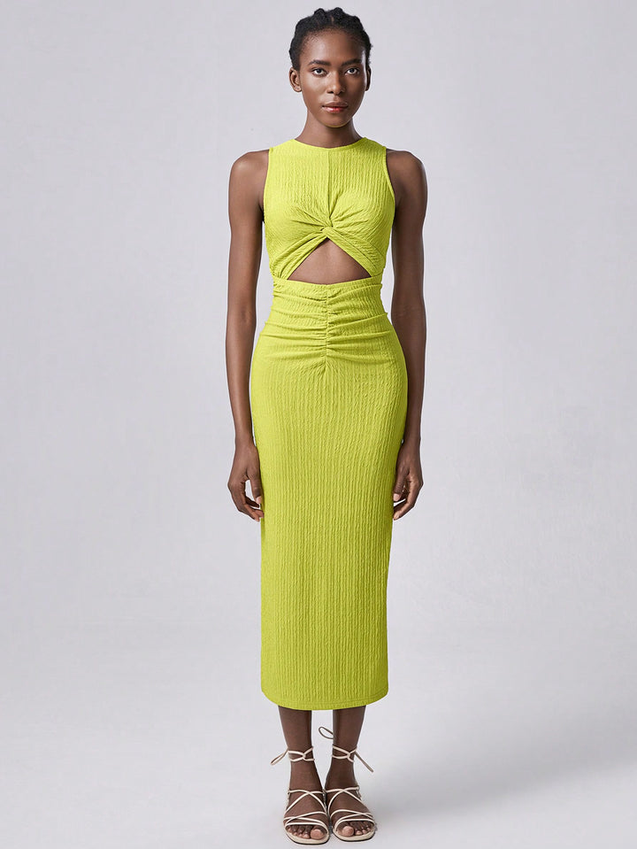 Rochie midi SHEIN, verde