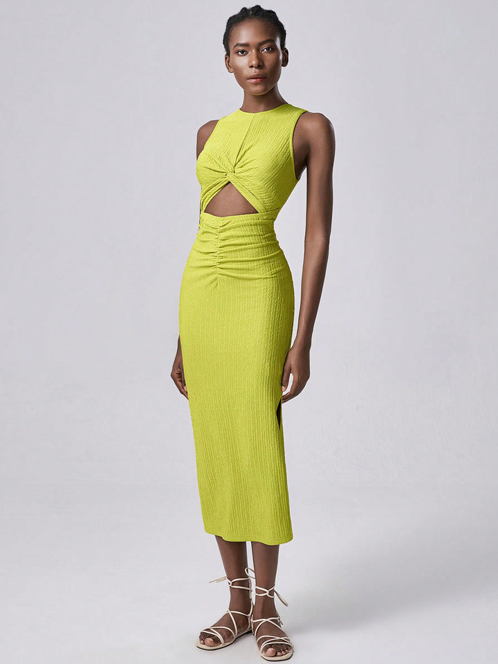 Rochie midi SHEIN, verde