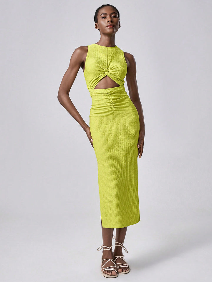 Rochie midi SHEIN, verde