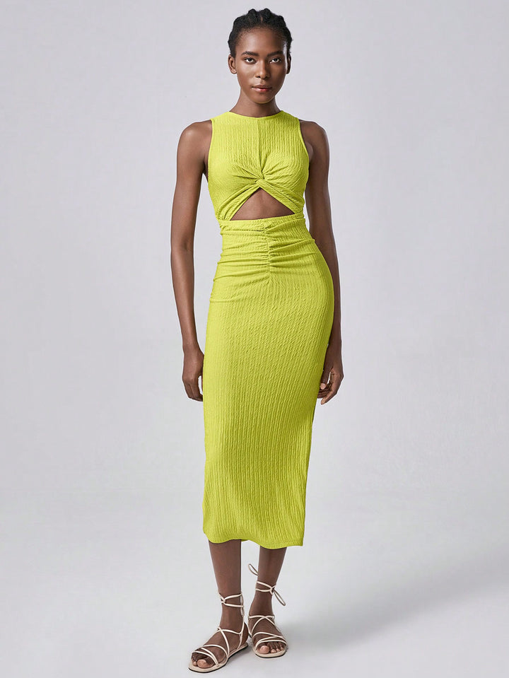Rochie midi SHEIN, verde