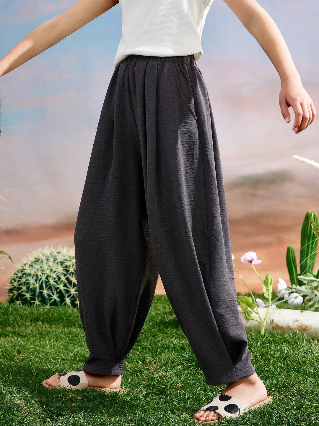 Pantaloni SHEIN, negru