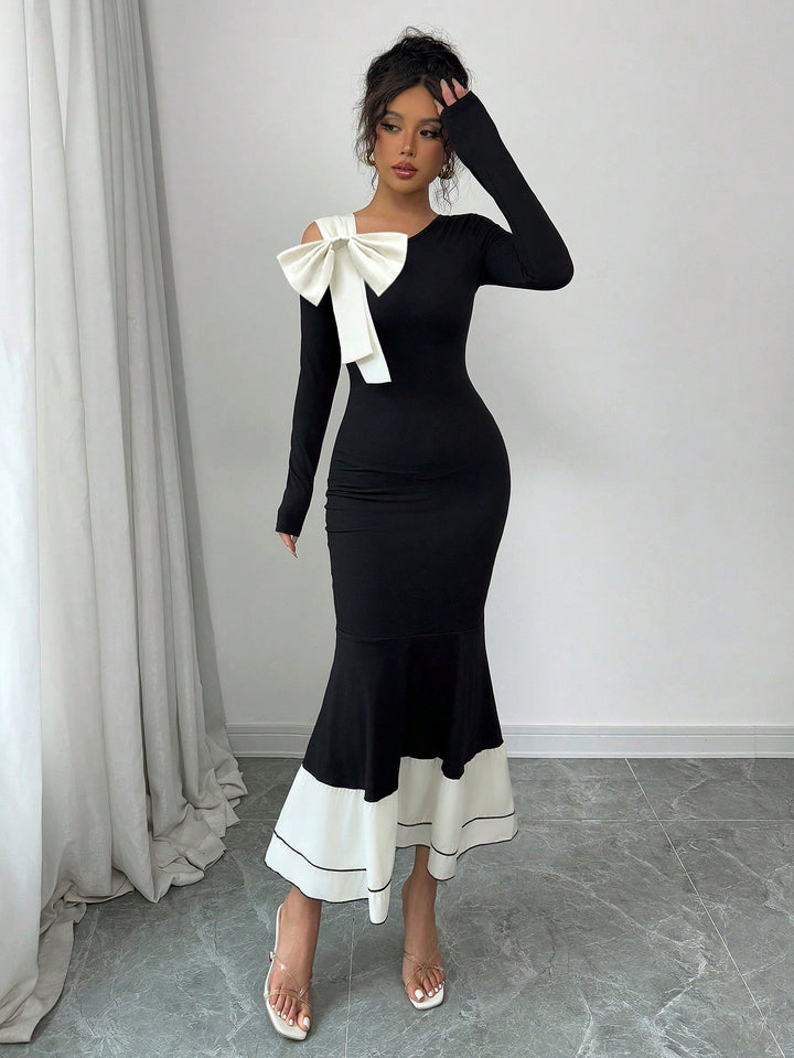 Rochie maxi SHEIN, portocaliu