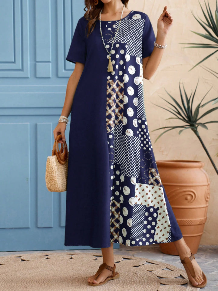 Rochie maxi SHEIN, mix culori
