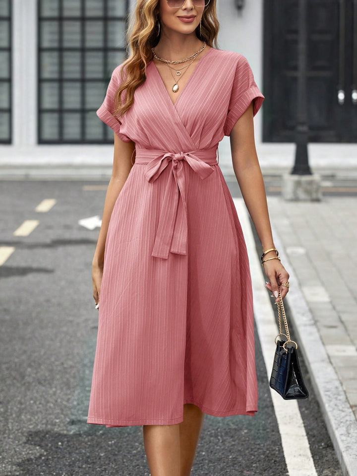 Rochie midi SHEIN, roz