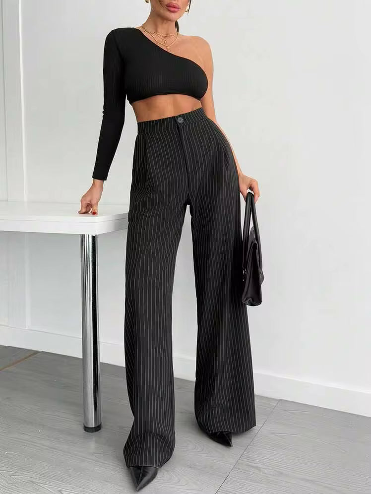 Pantaloni SHEIN, negru