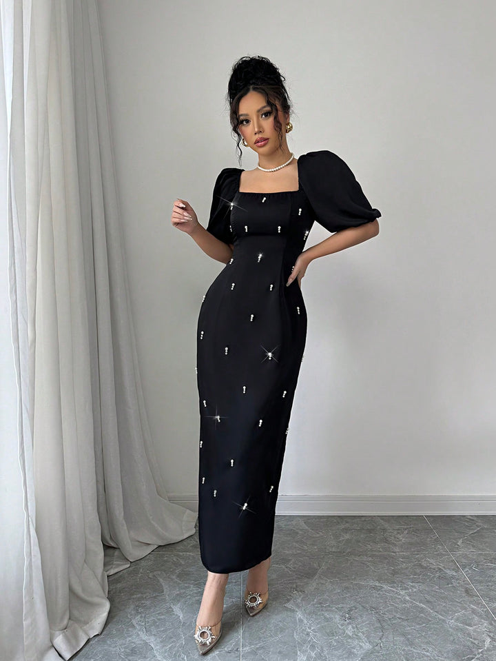 Rochie maxi SHEIN, negru