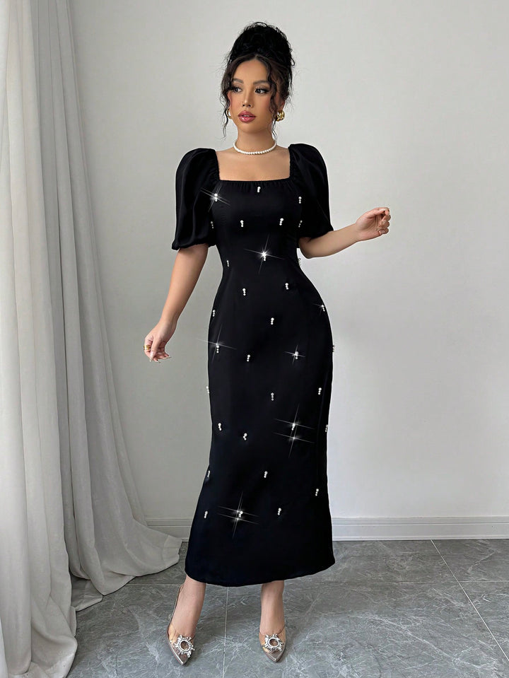 Rochie maxi SHEIN, negru