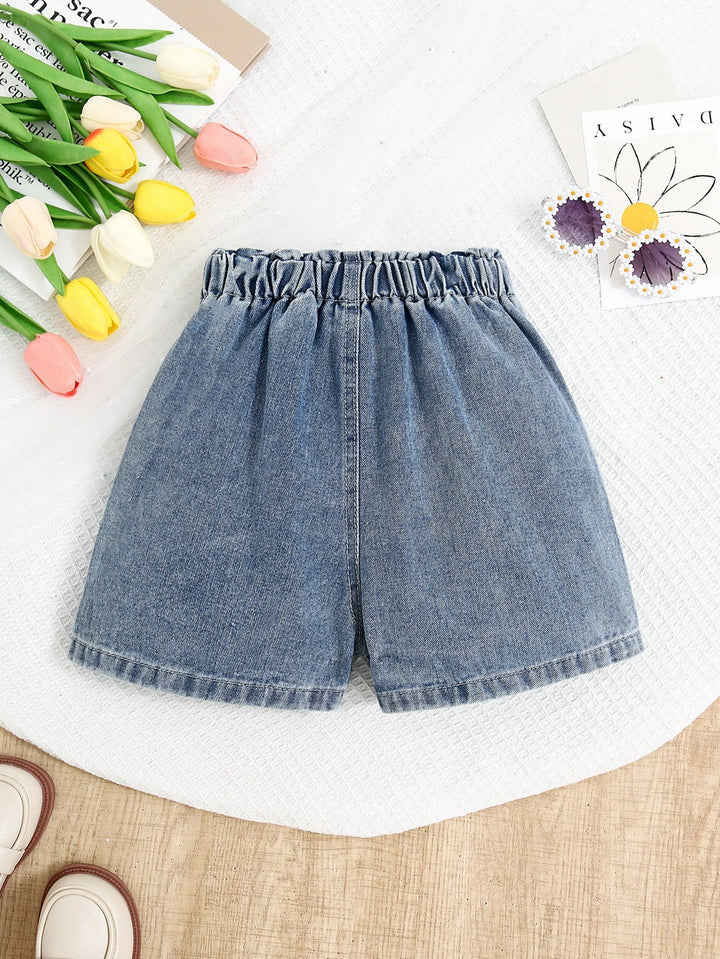Pantaloni scurți SHEIN, albastru