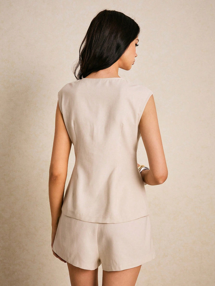 Top SHEIN, bej