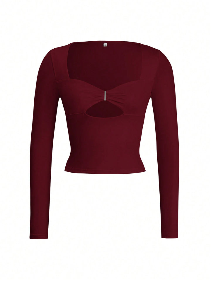 Top SHEIN, vișiniu