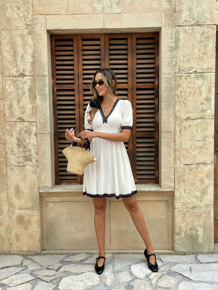 Rochie scurtă SHEIN, alb
