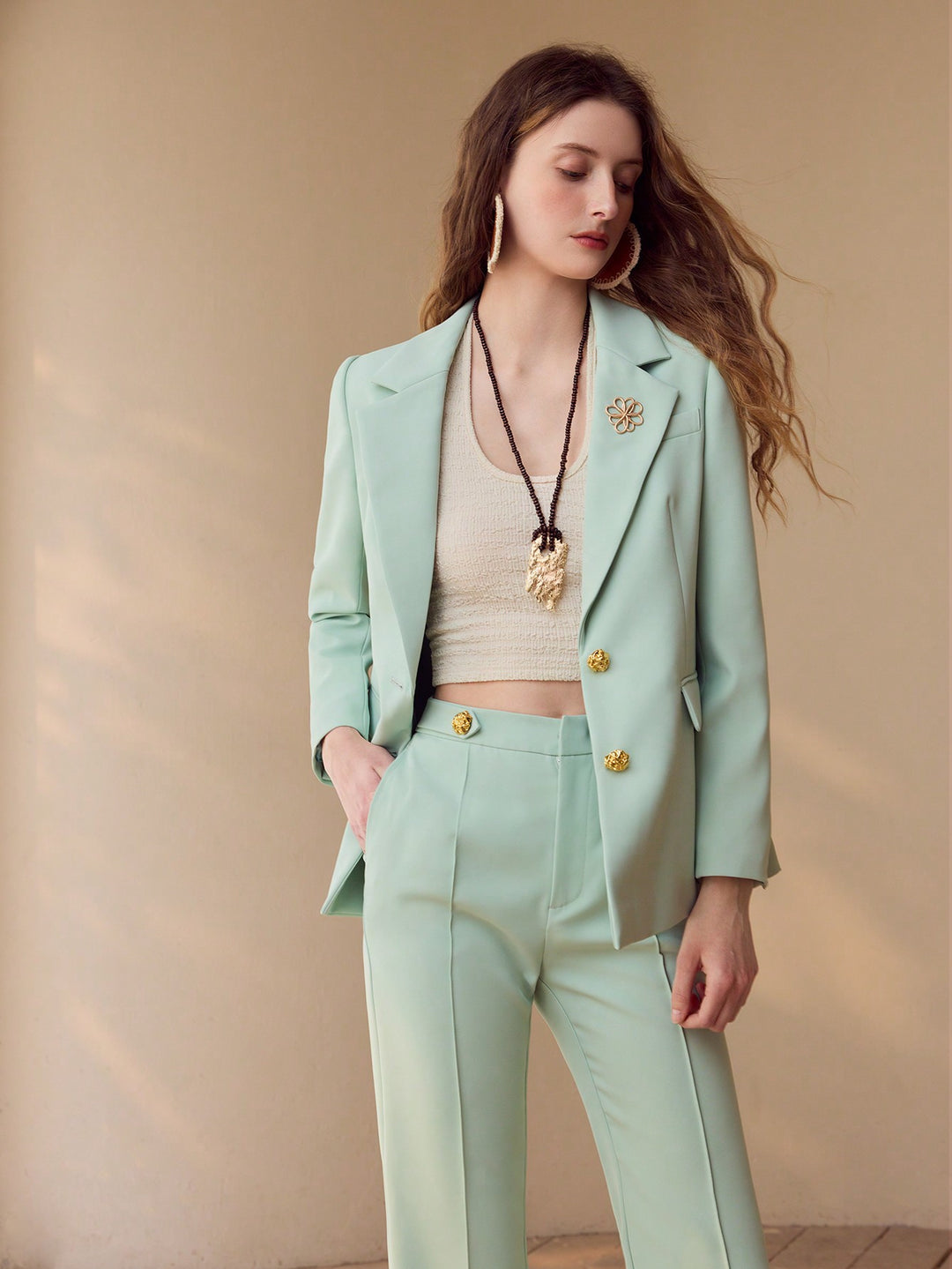 Sacou SHEIN, verde