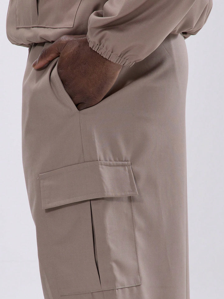 Pantalon SHEIN, maro