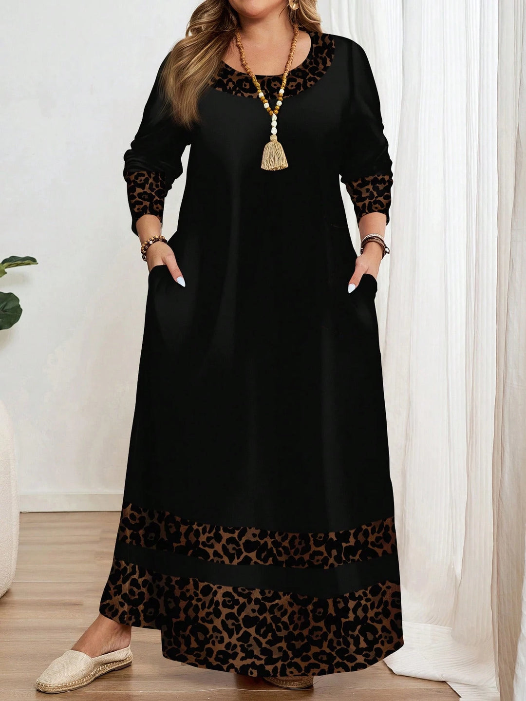 Rochie maxi SHIEN, negru