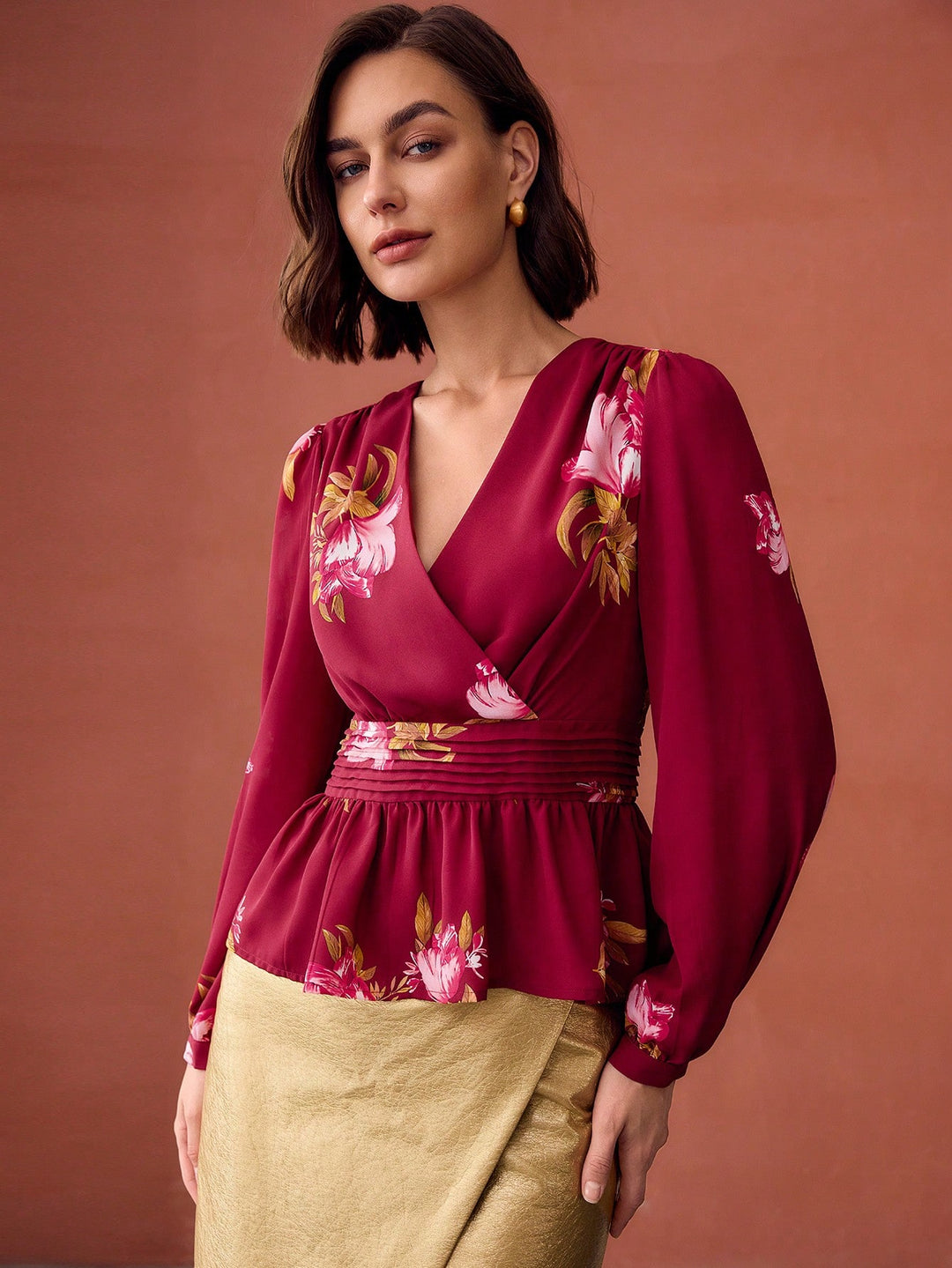 Bluza peplum SHEIN