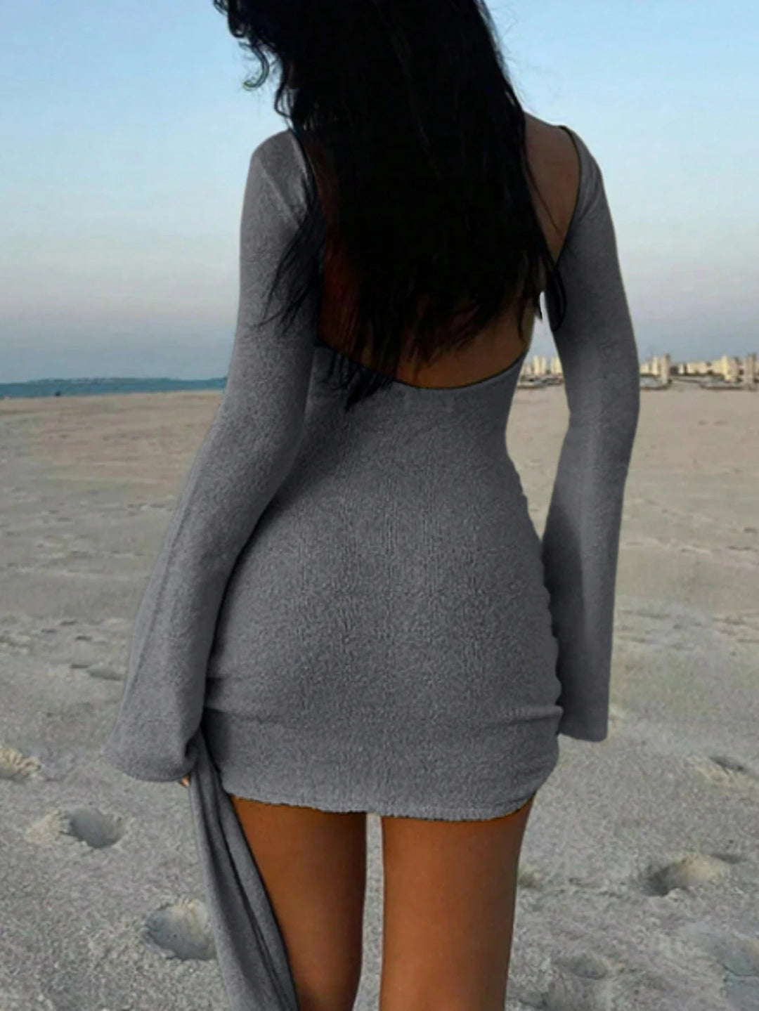 Rochie mini SHEIN, gri