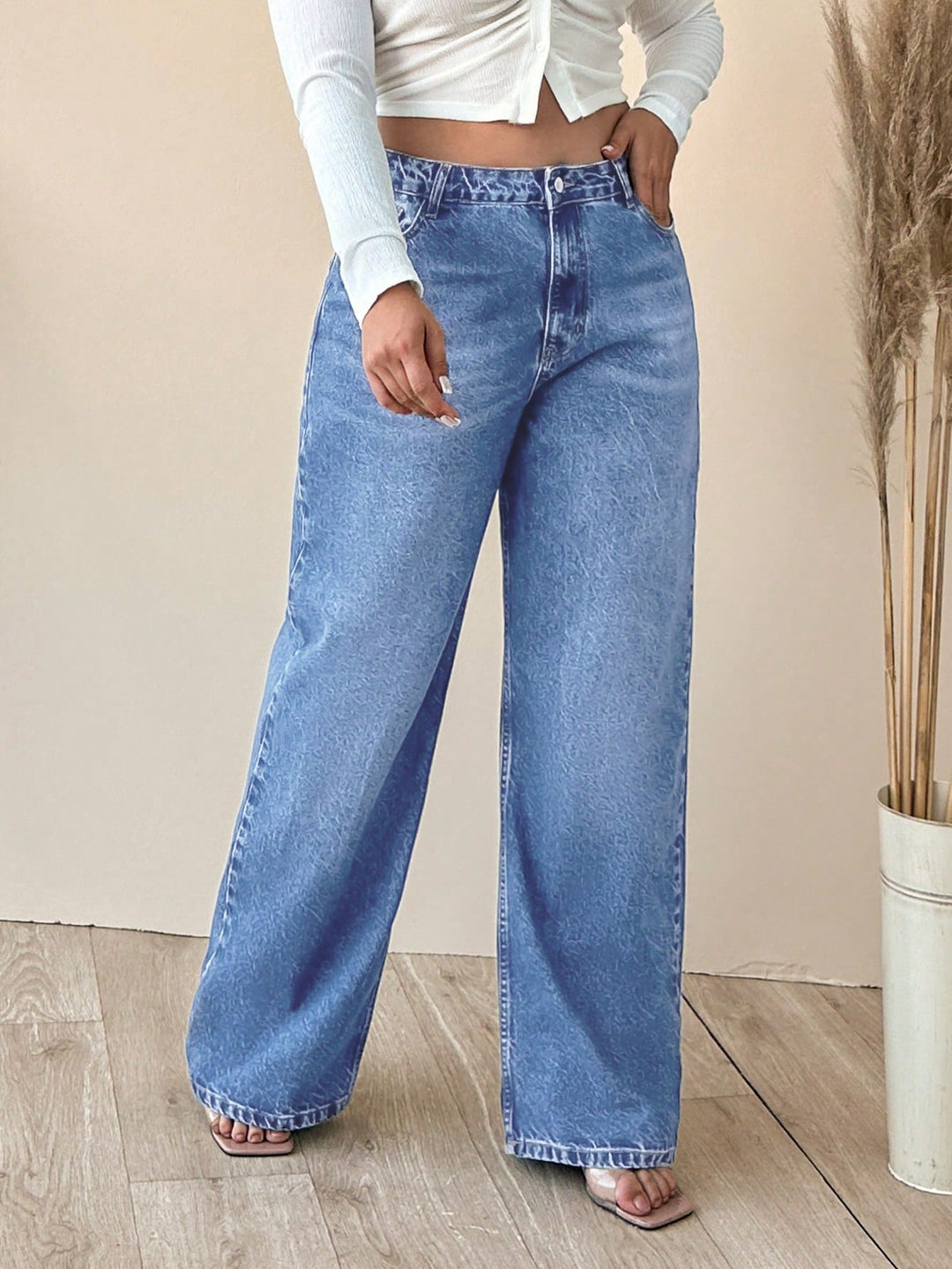 Jeans SHEIN, albastru