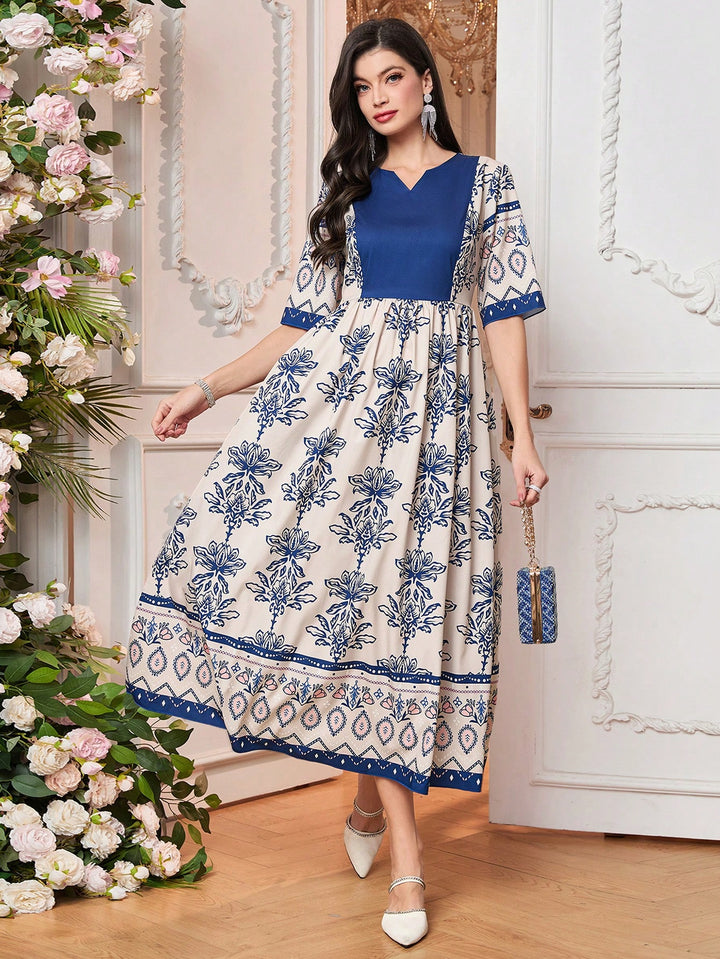 Rochie midi SHEIN, mix culori