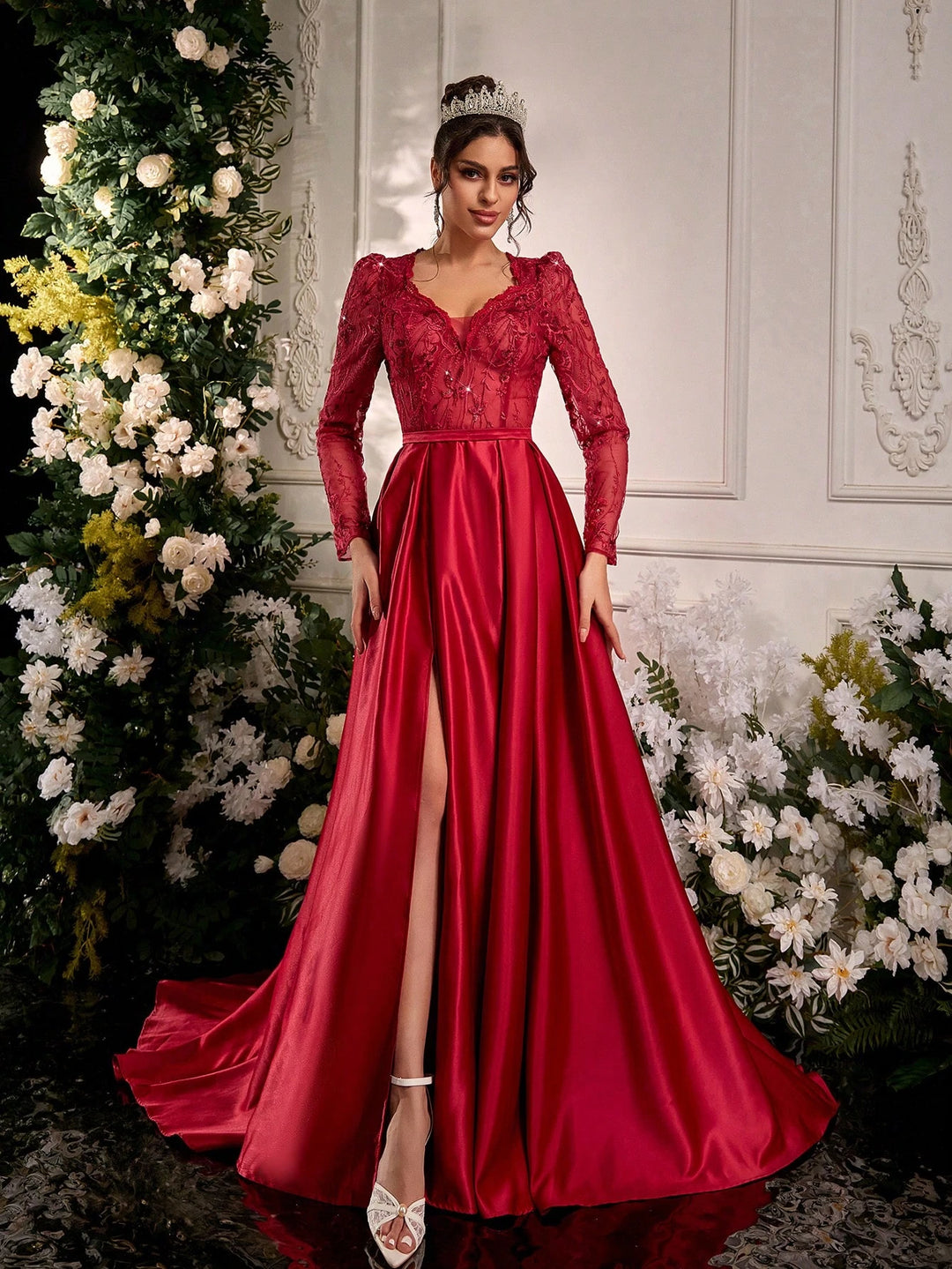 Rochie de ocazie SHEIN, roșu