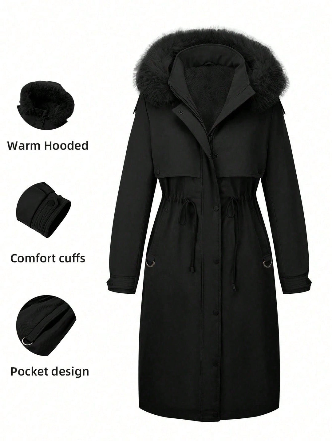 Palton SHEIN, negru
