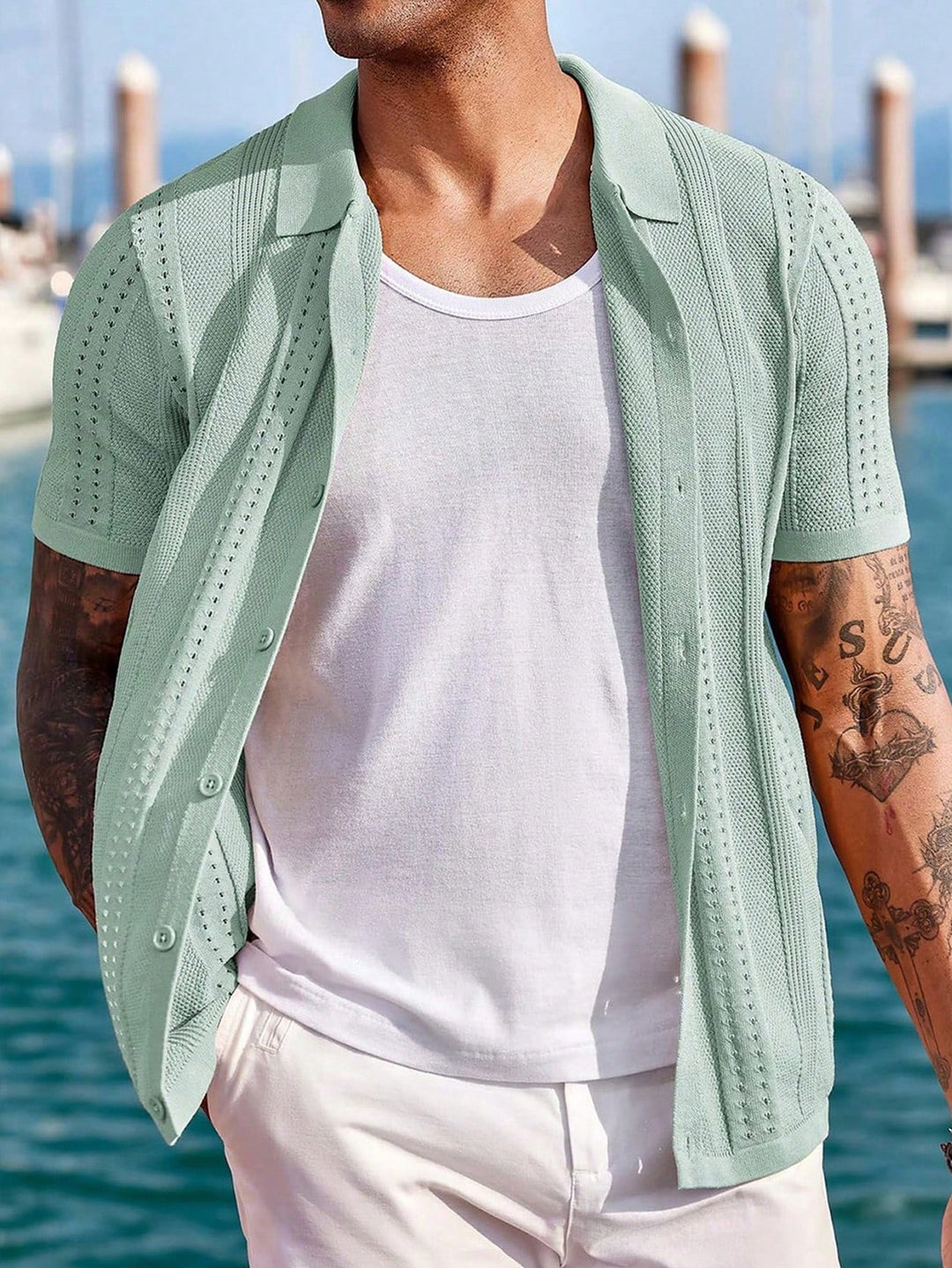 Tricou SHEIN, verde