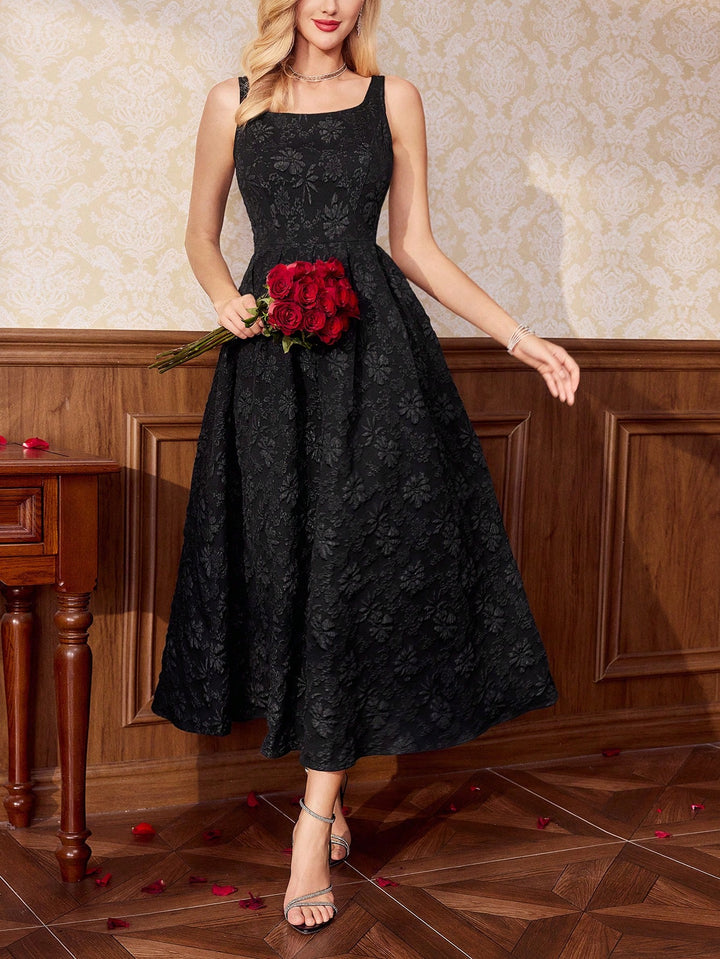 Rochie maxi SHEIN, negru