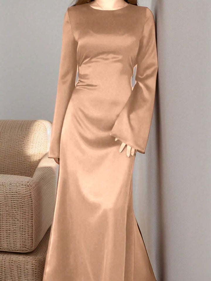 Rochie maxi SHEIN, maro
