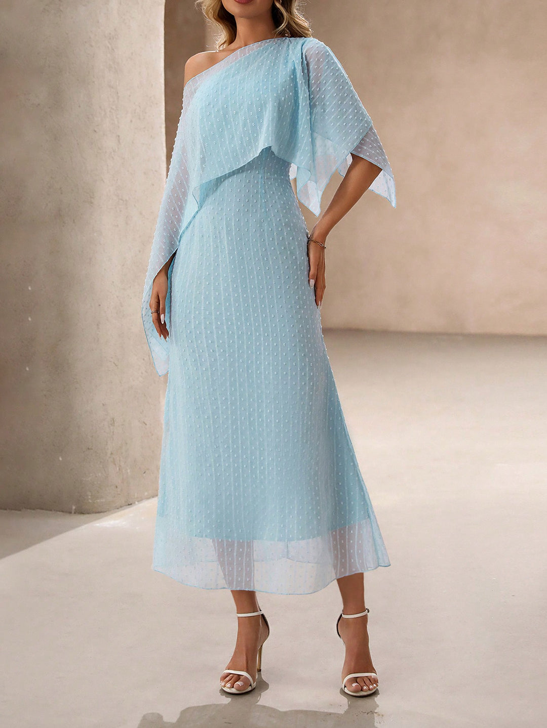 Rochie maxi SHEIN, albastru