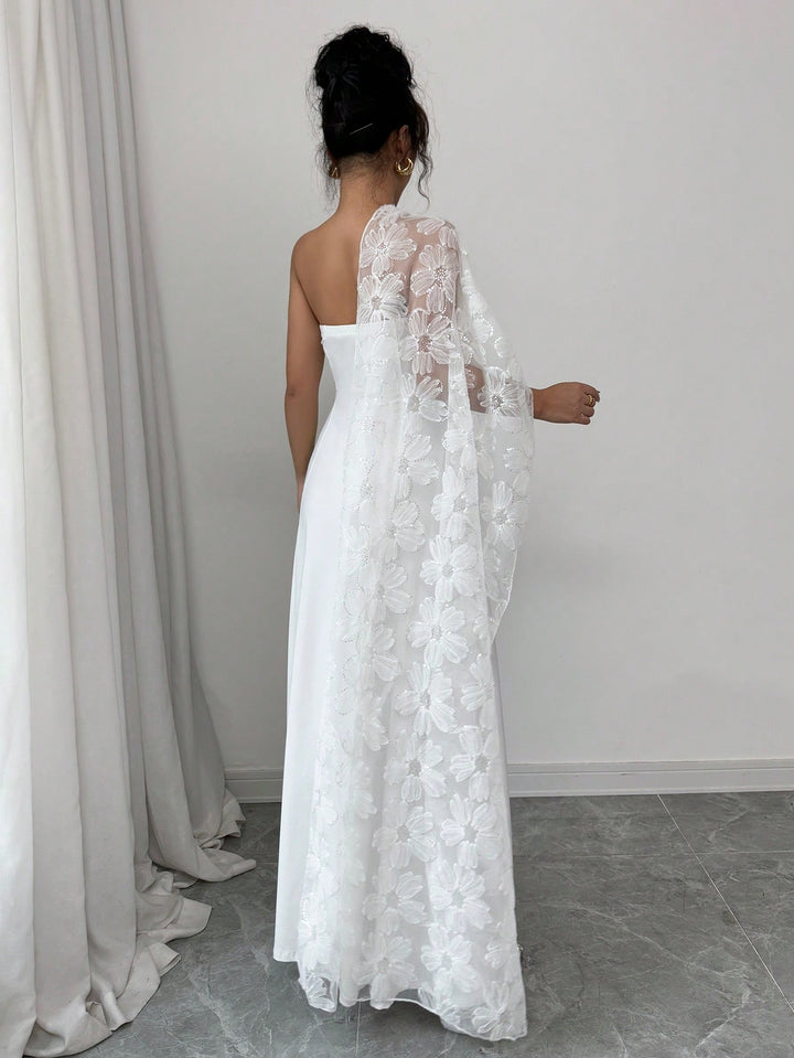 Rochie maxi SHEIN, alb