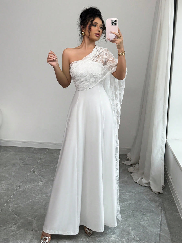 Rochie maxi SHEIN, alb