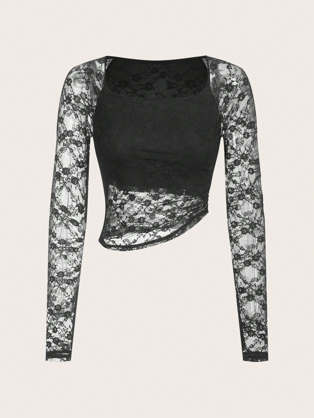 Top SHEIN, negru