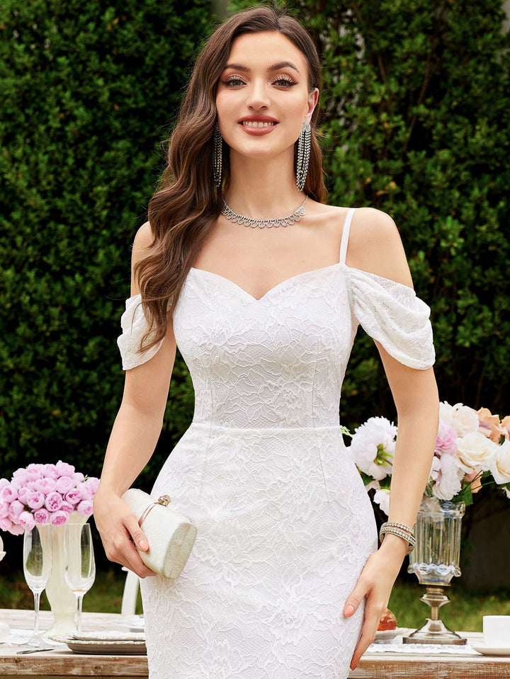 Rochie de mireasă SHEIN, alb