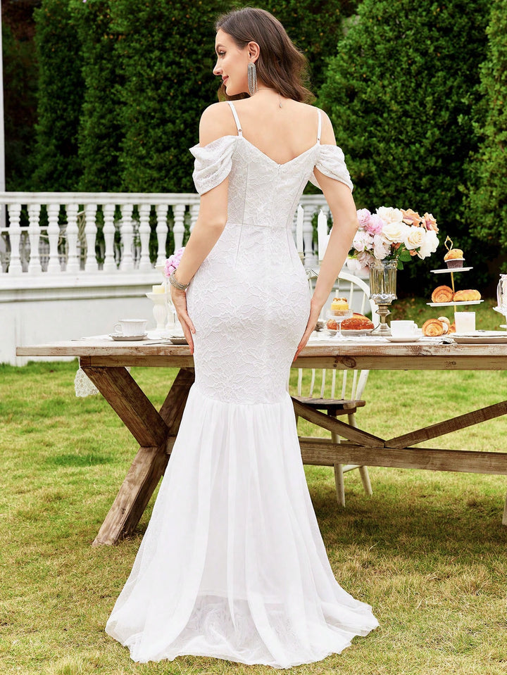 Rochie de mireasă SHEIN, alb
